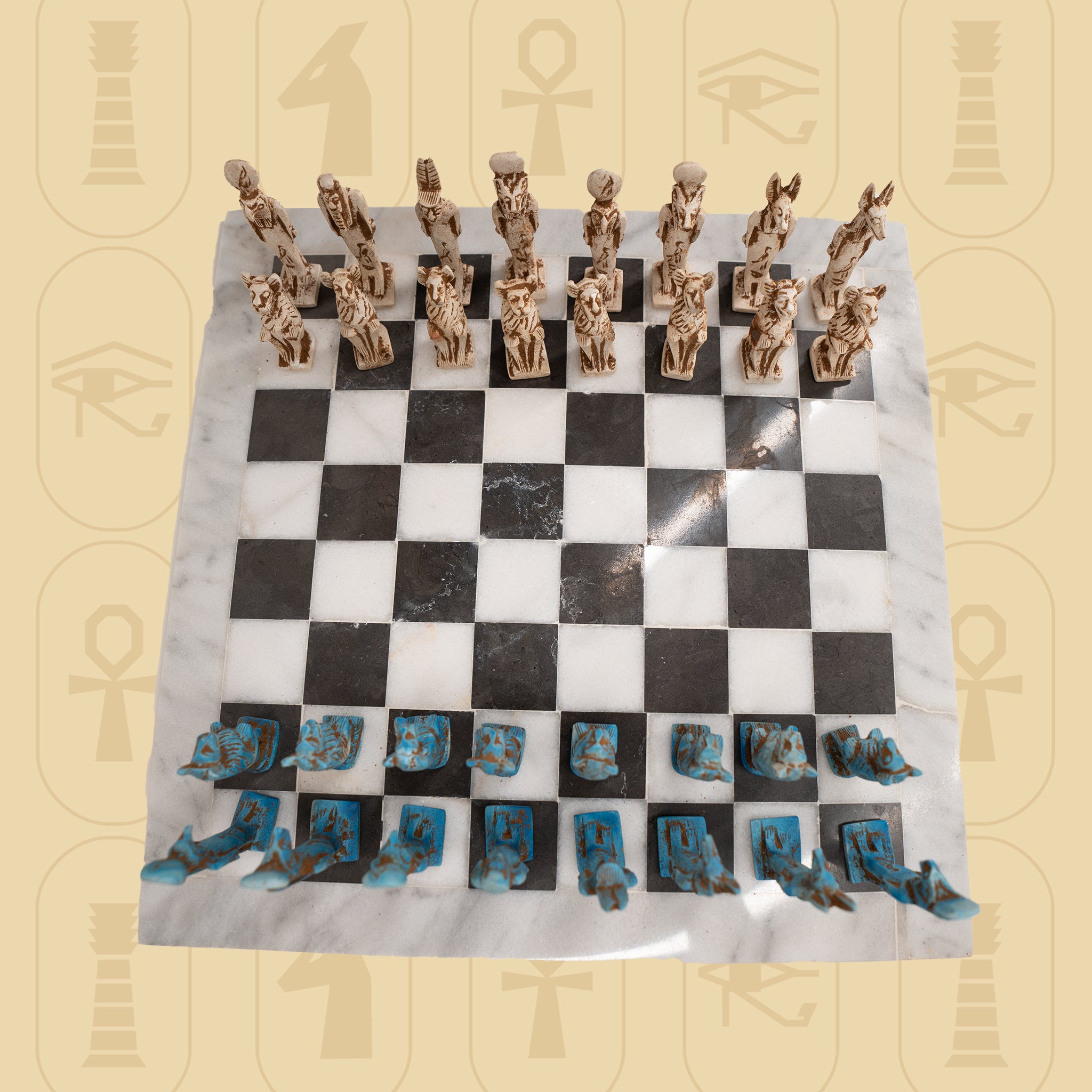Olyss & Alabaster Chess Set