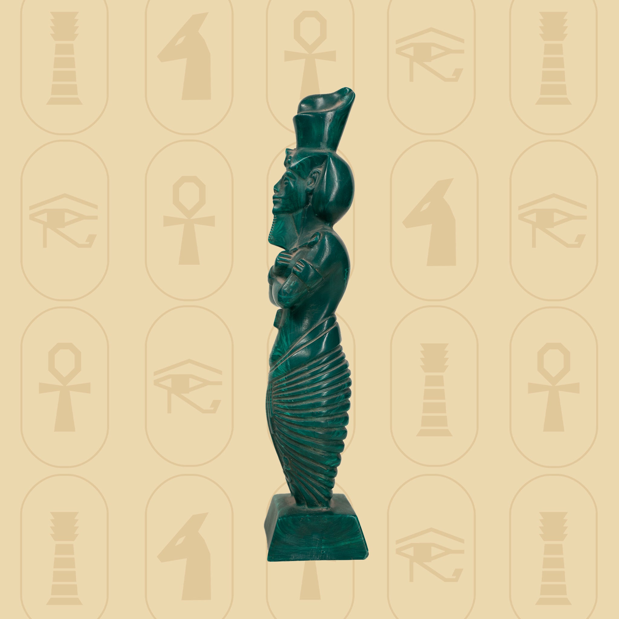 Green Akhenaten Statue