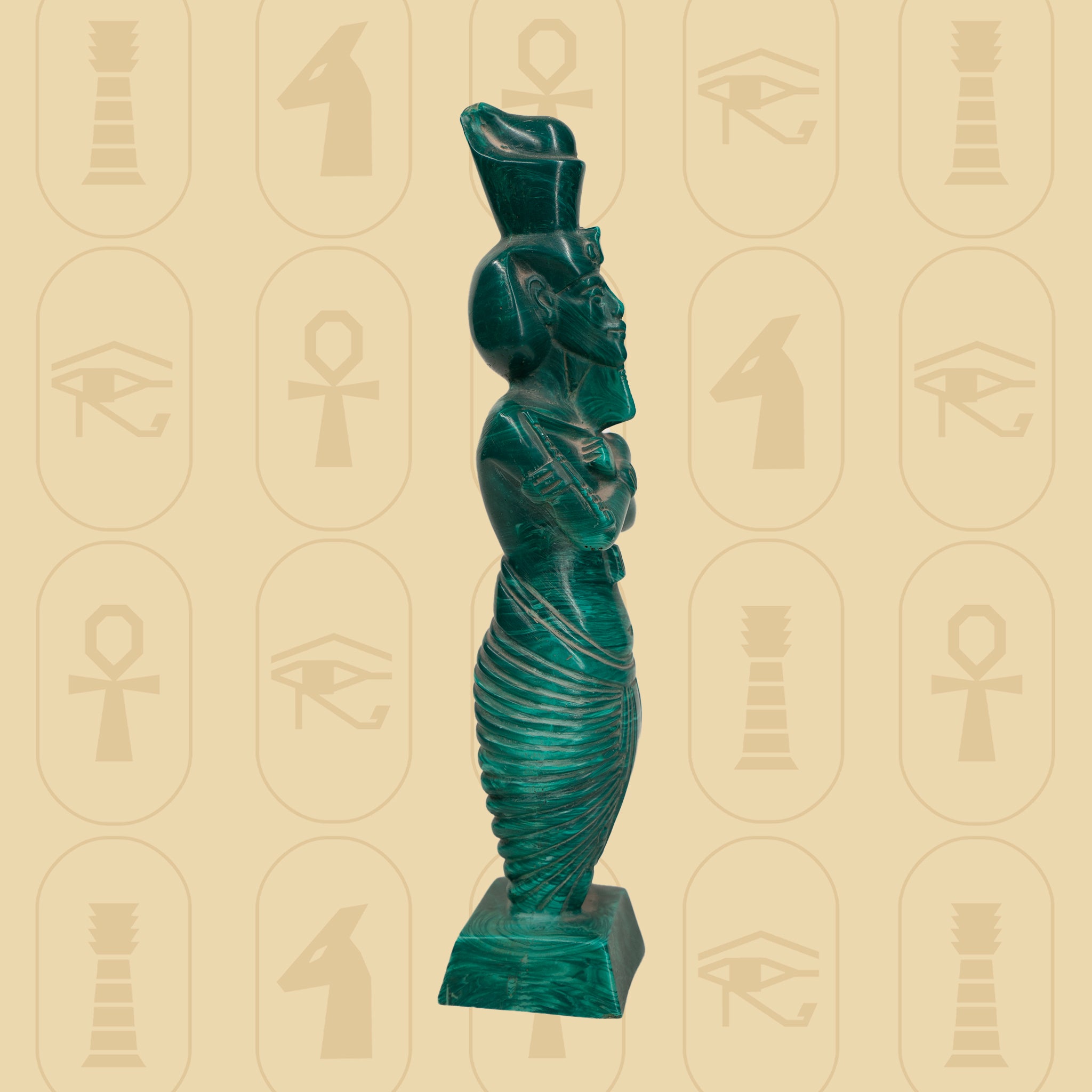 Green Akhenaten Statue