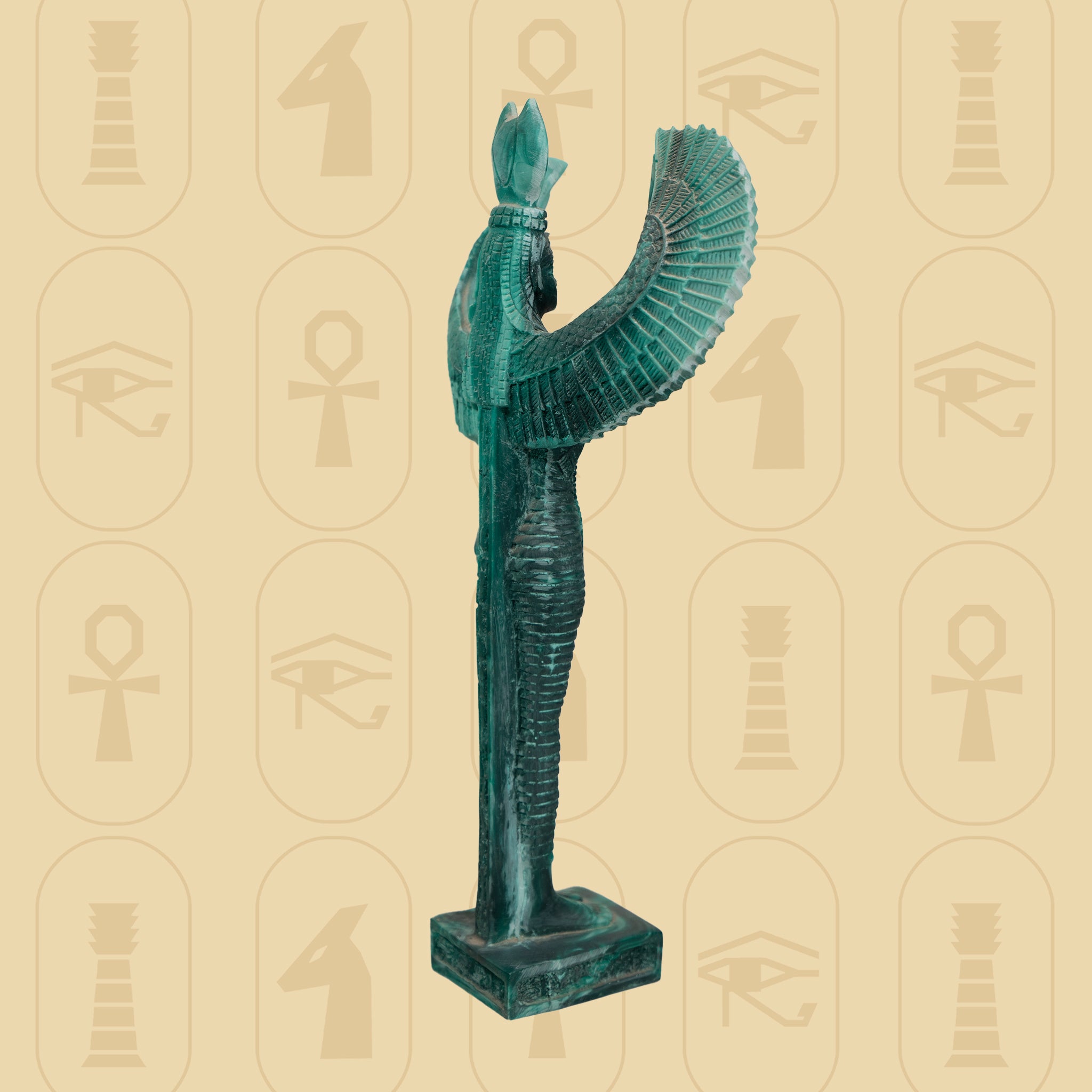 Green Isis Statue