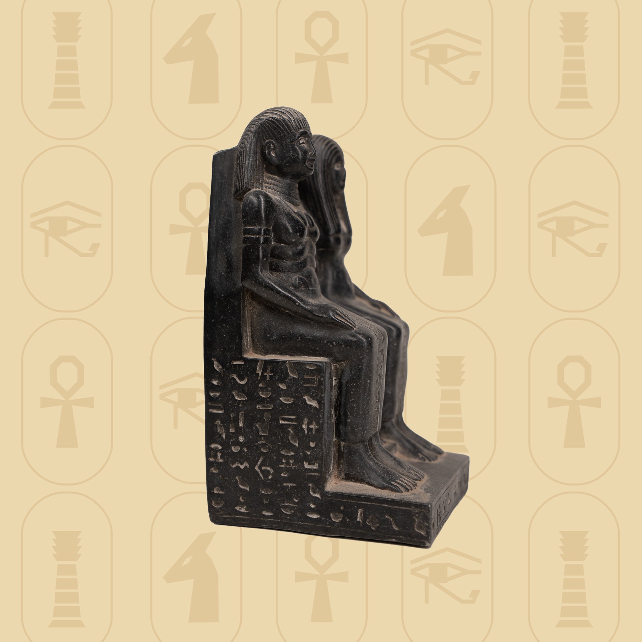 Sneferu and His Daughter Statue