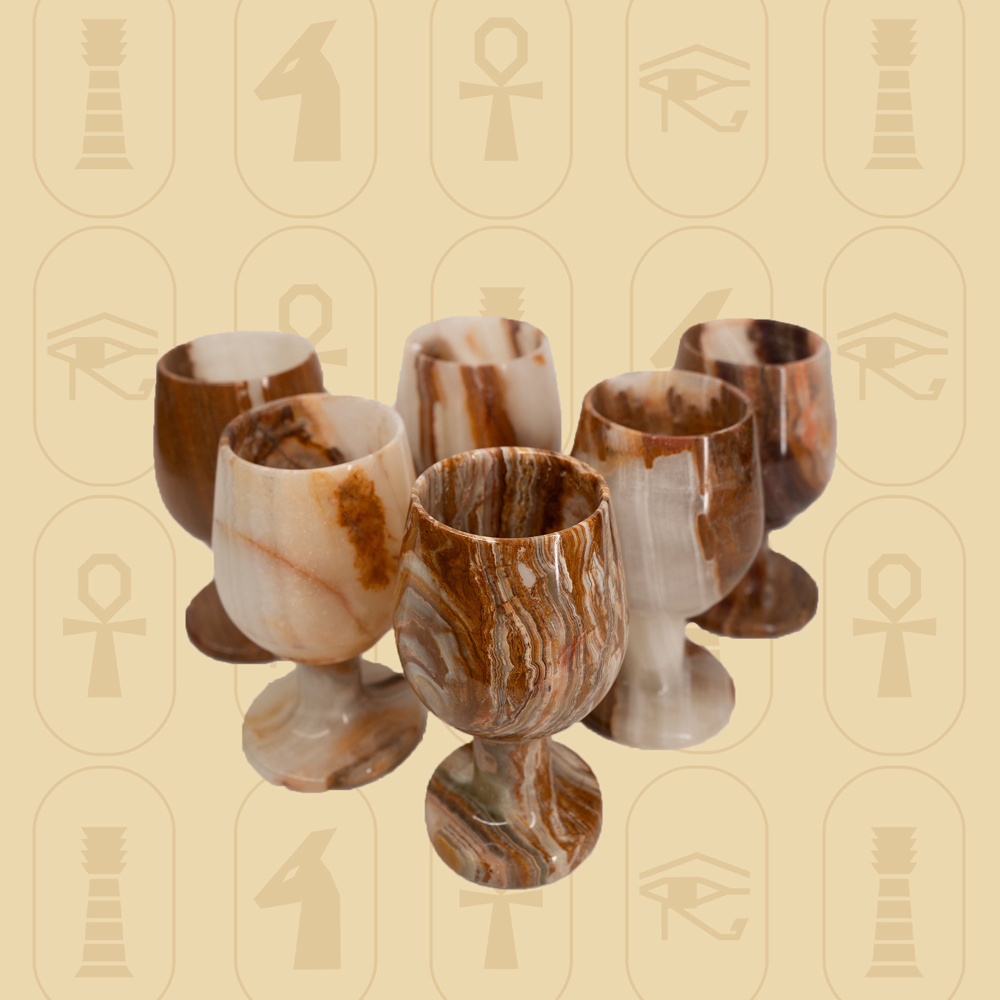 Set di Vetro Elegante