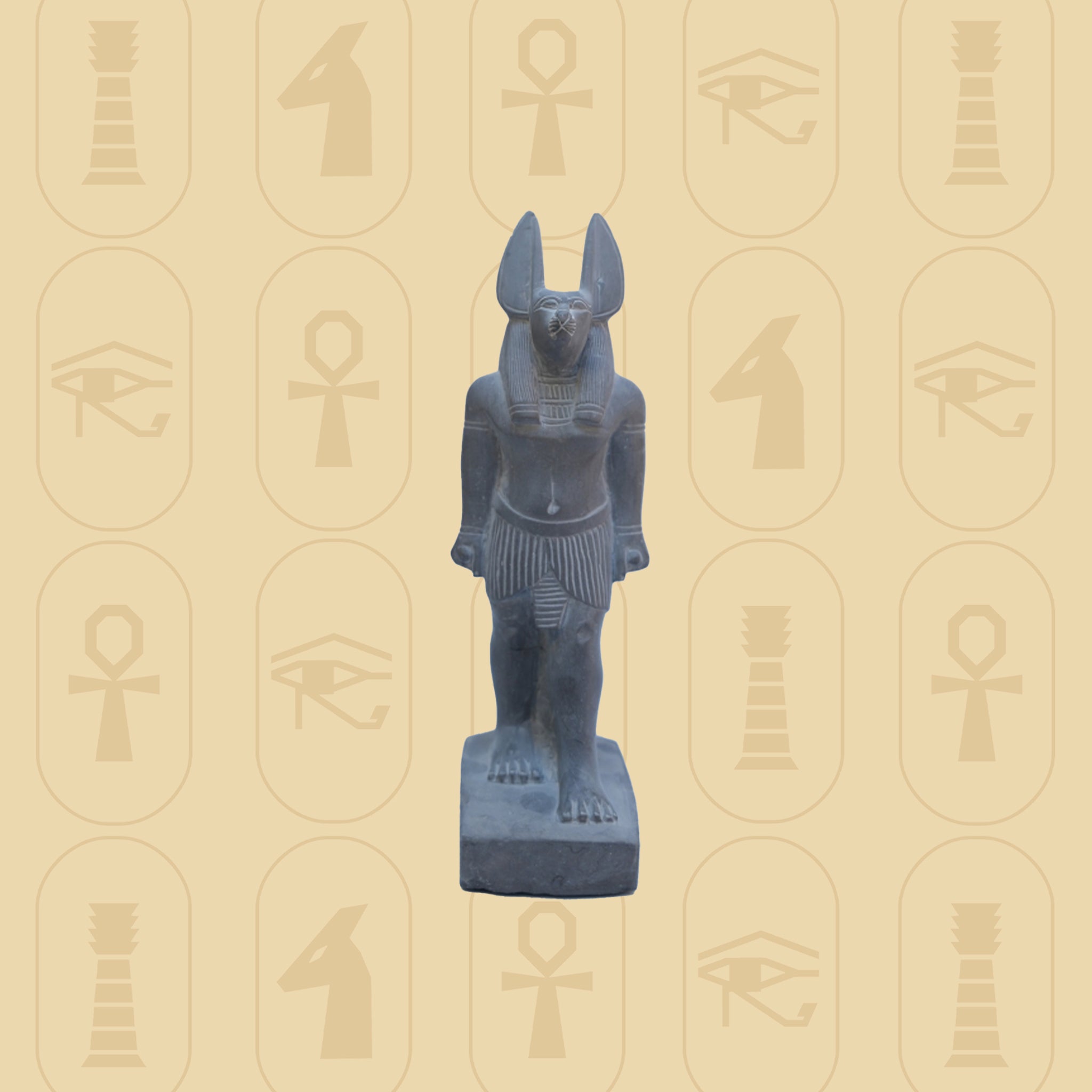 Anubis – Black Basalt Statue