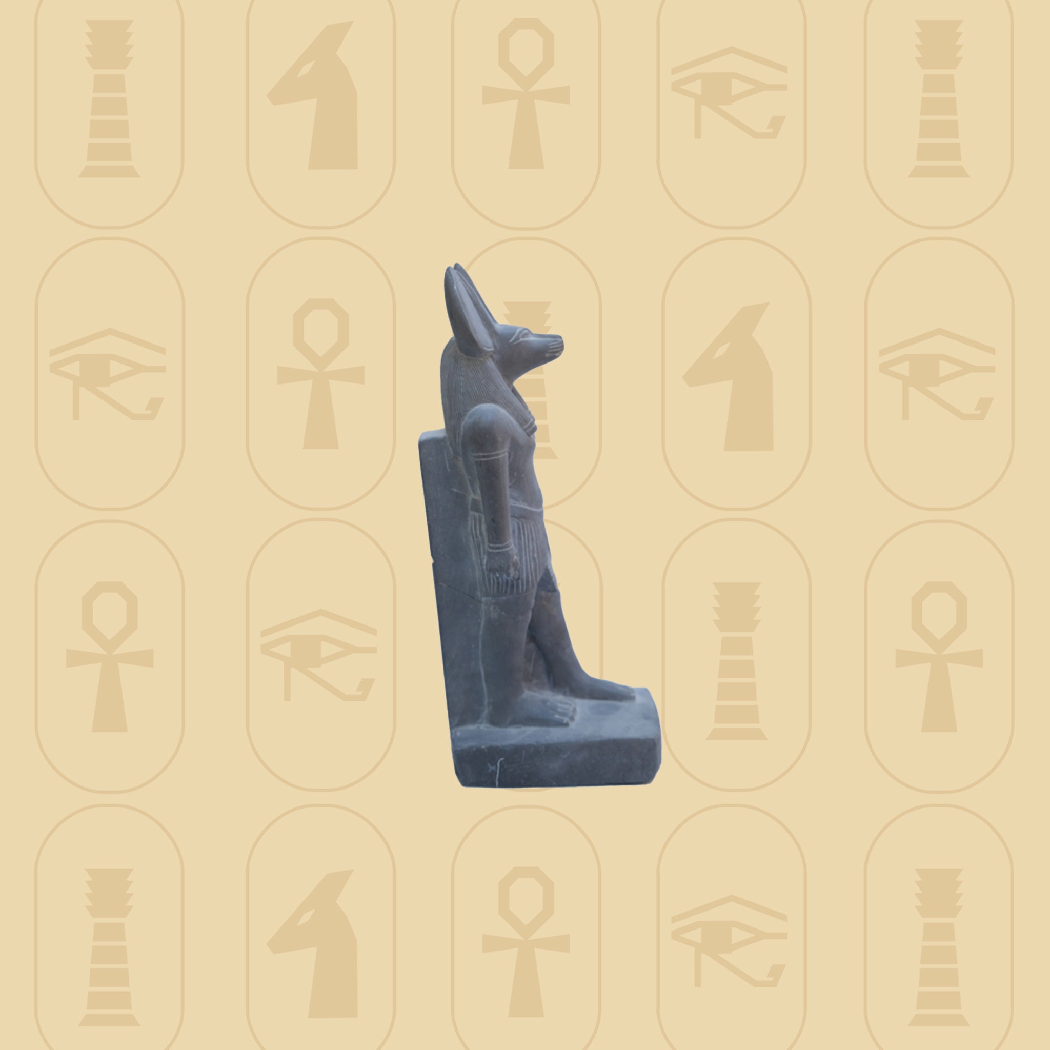 Anubis – Black Basalt Statue