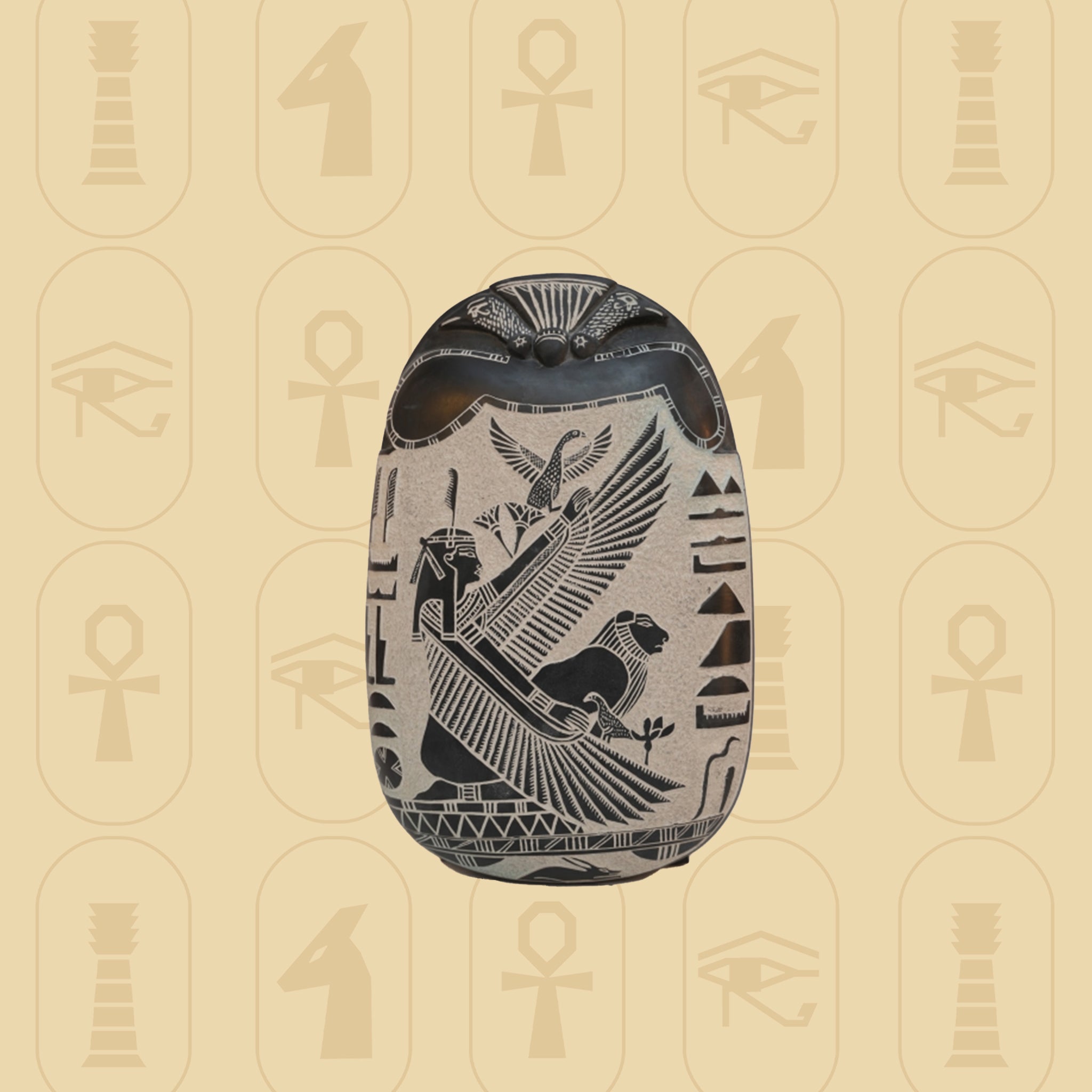 Scarab with Isis Symbol