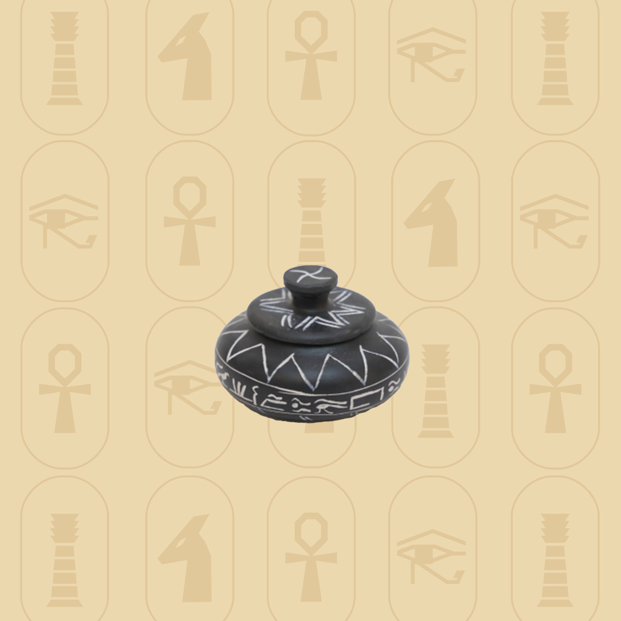 Pharaonic-Inspired Decorative Ashtray