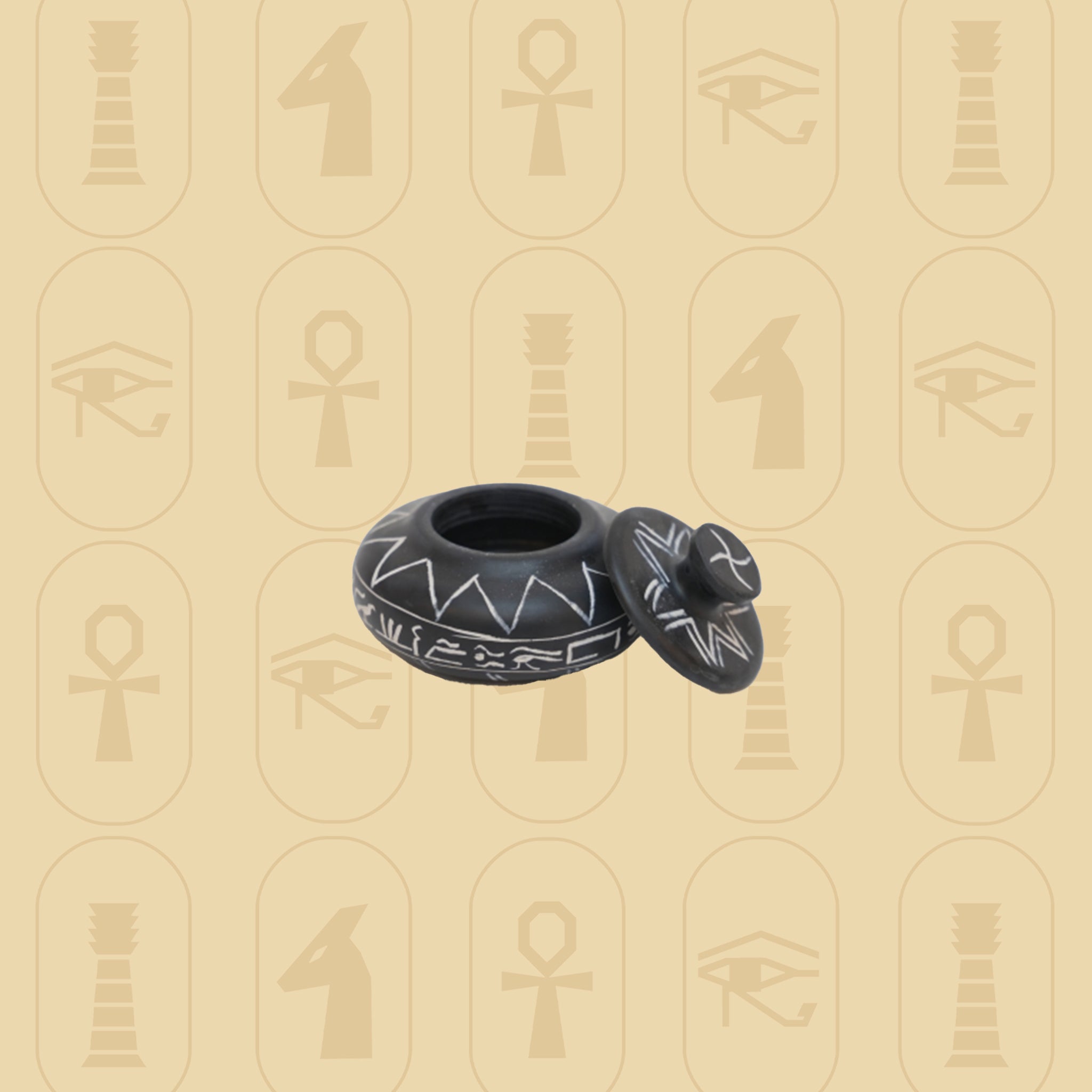 Pharaonic-Inspired Decorative Ashtray