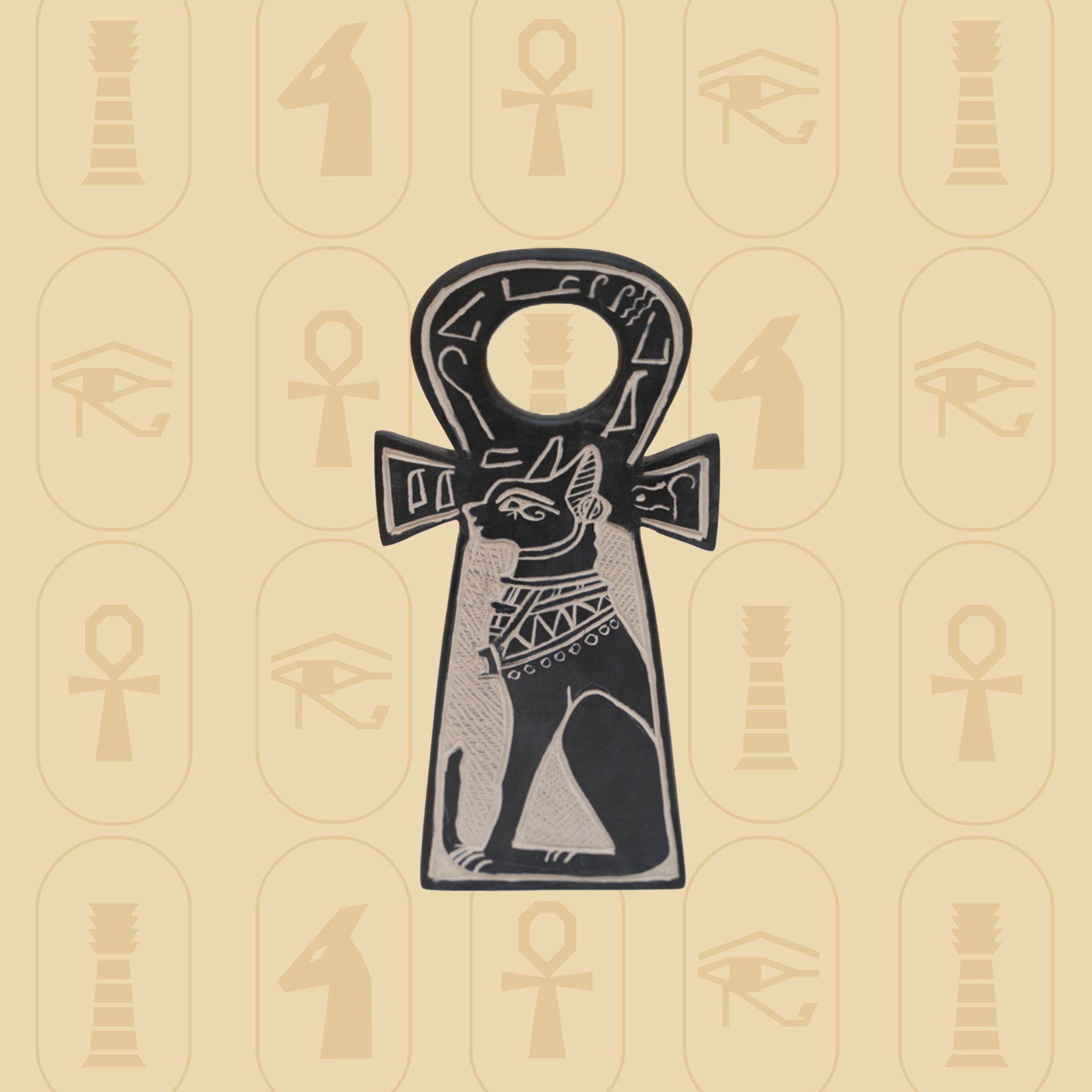 Egyptian Key of Life Painting