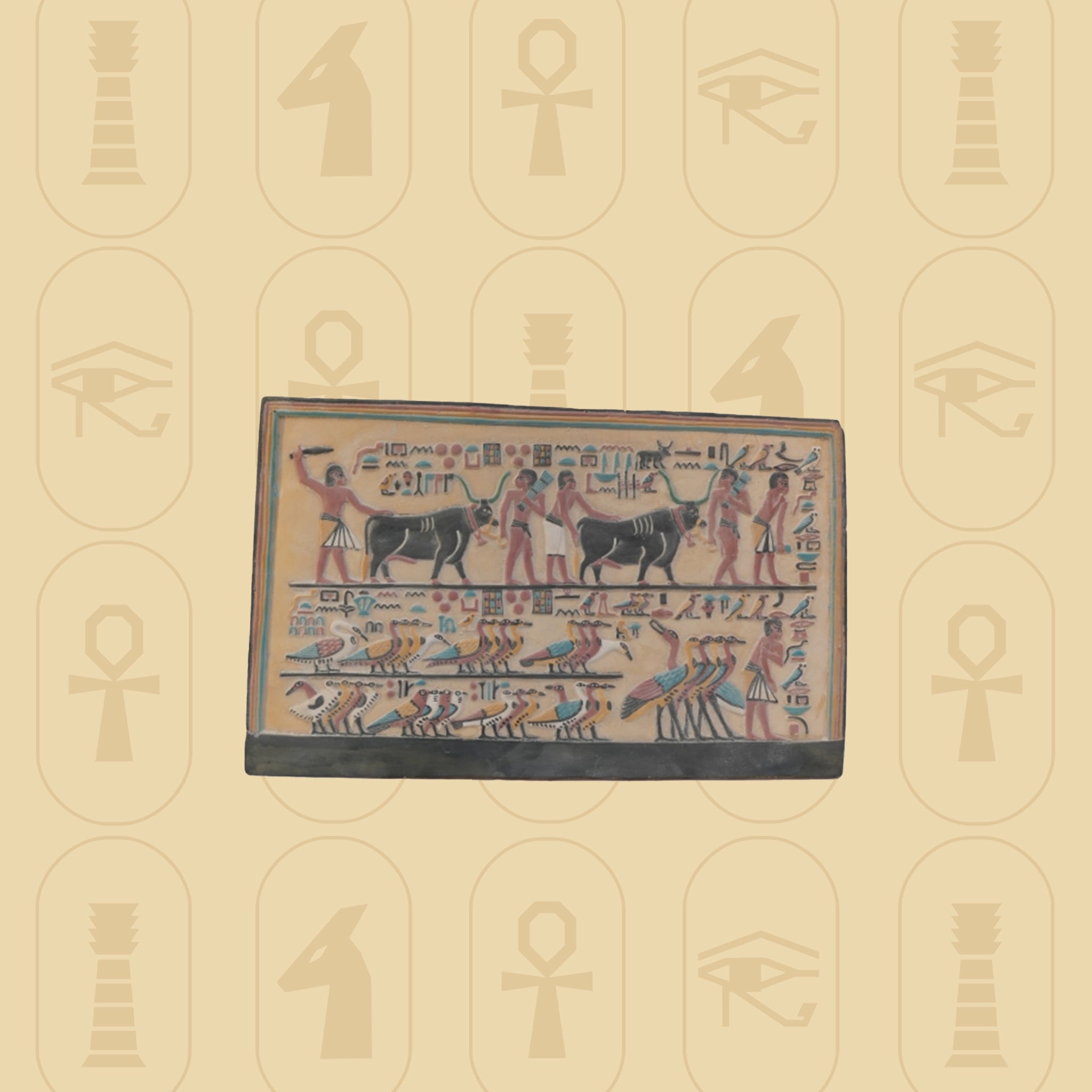 Hunting & Farming in Ancient Egypt – Painting