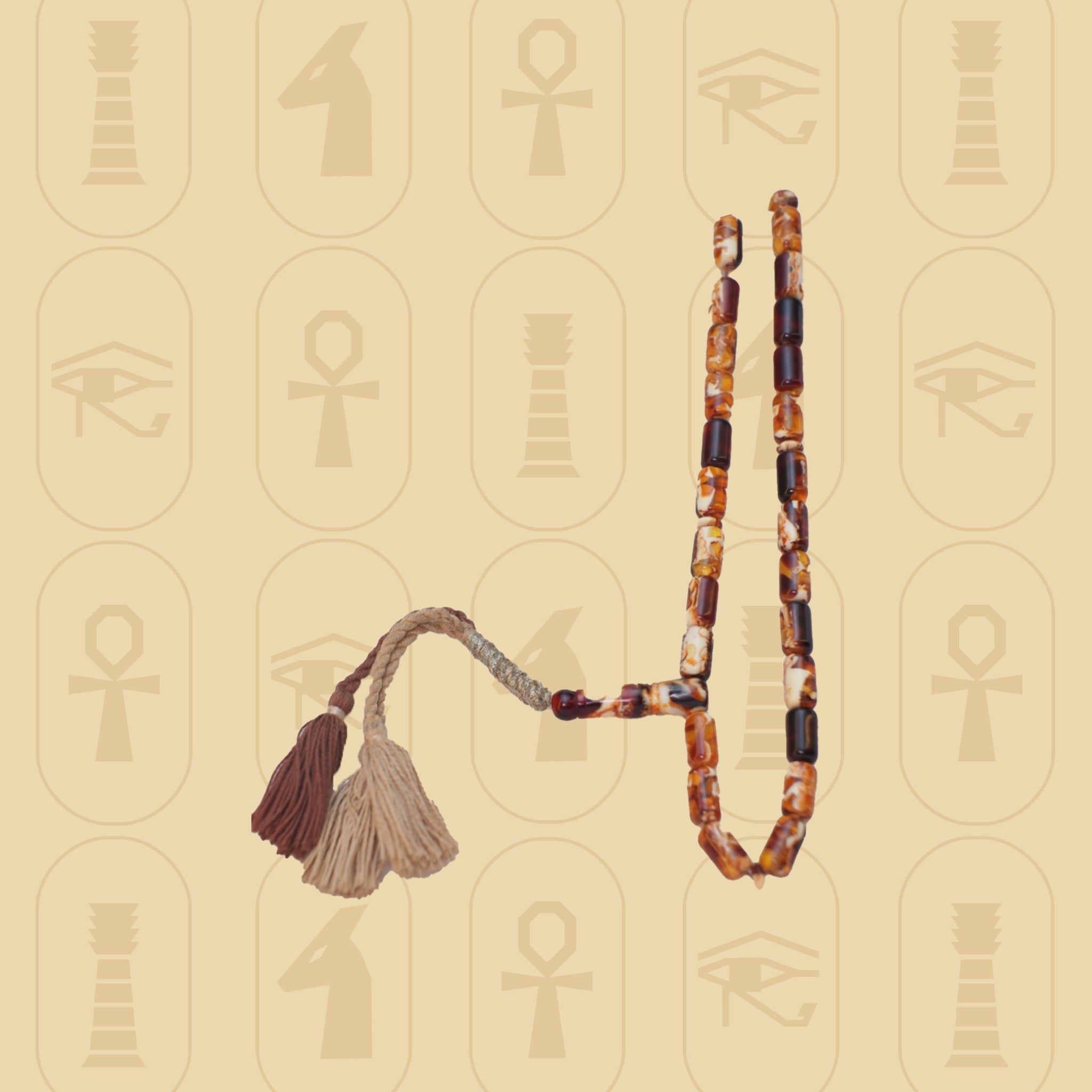 Gemstone Prayer Beads – Spiritual Egyptian Rosary