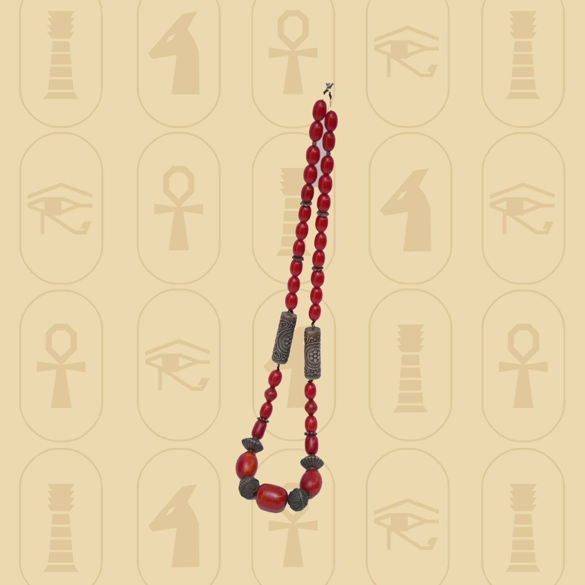 Gemstone & Silver Prayer Beads