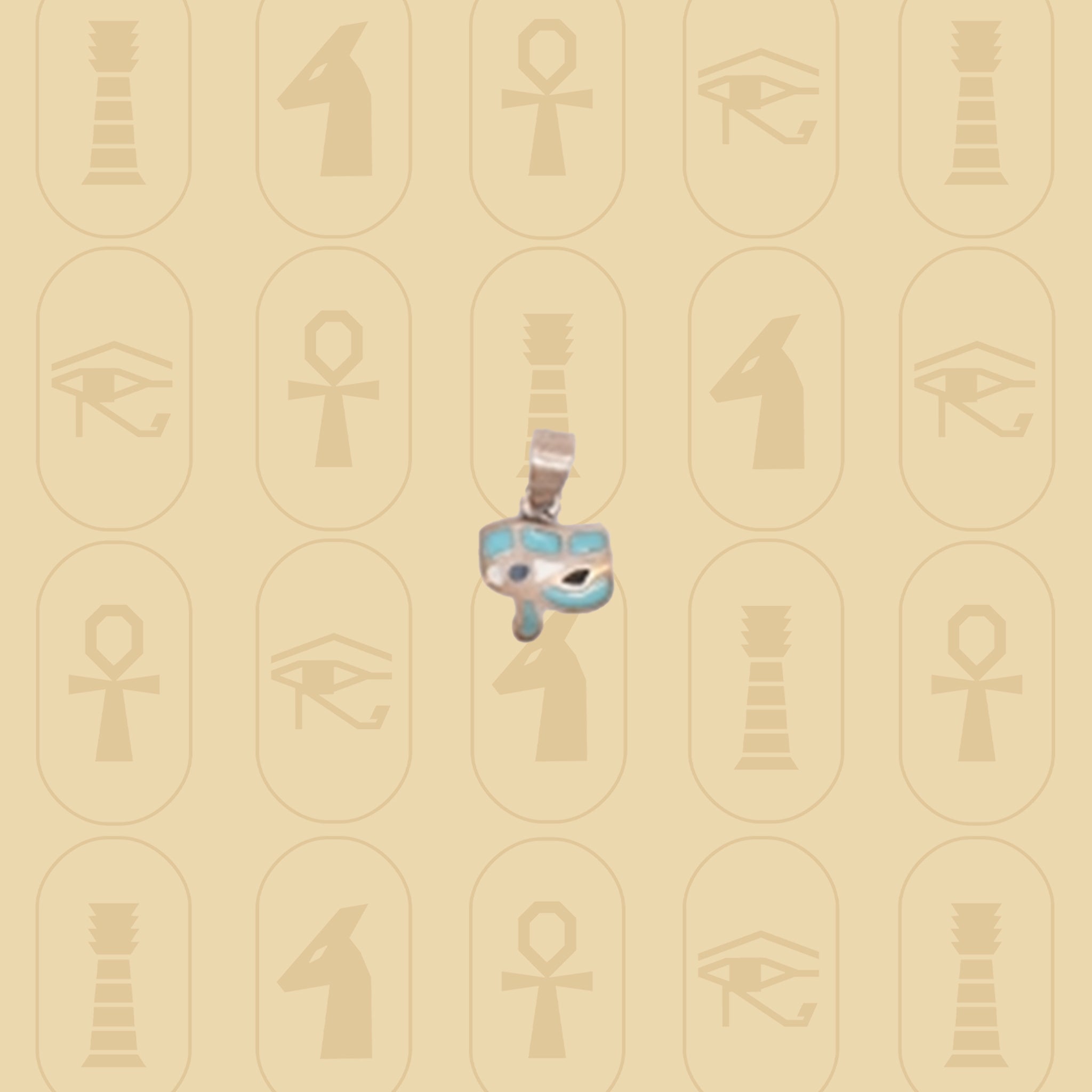 Pharaonic-Inspired Pendant Necklace