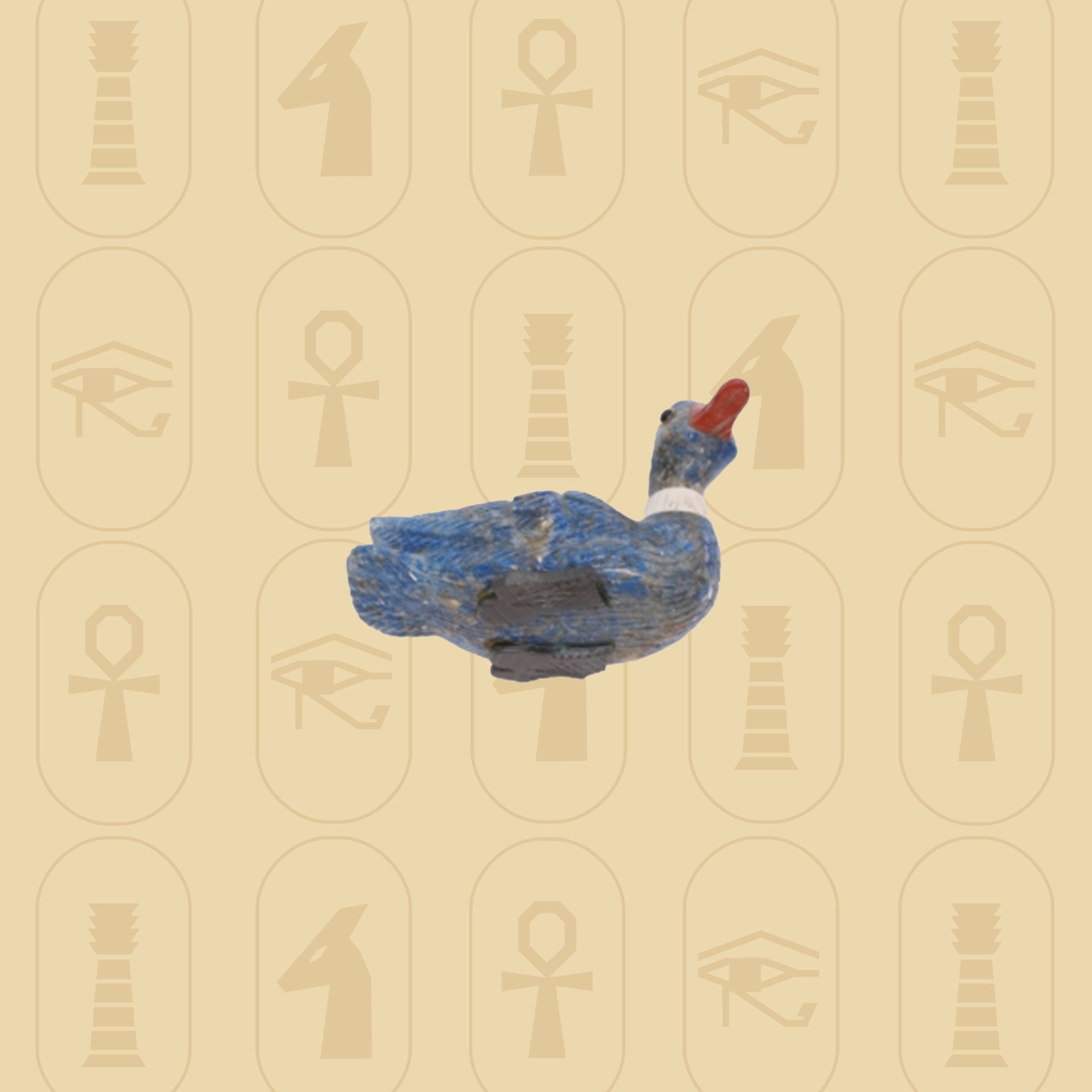 Gemstone Duck Sculpture