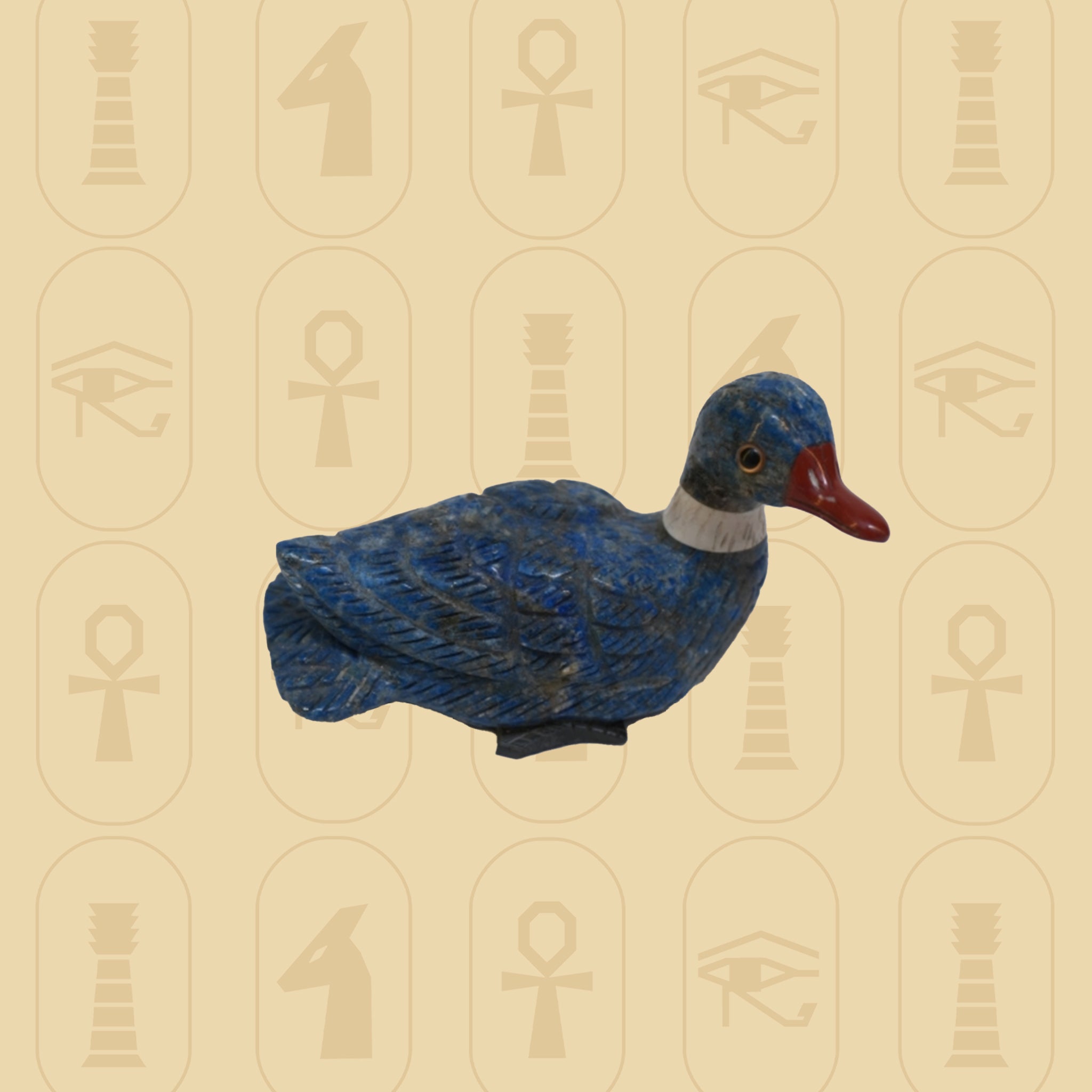 Gemstone Duck Sculpture