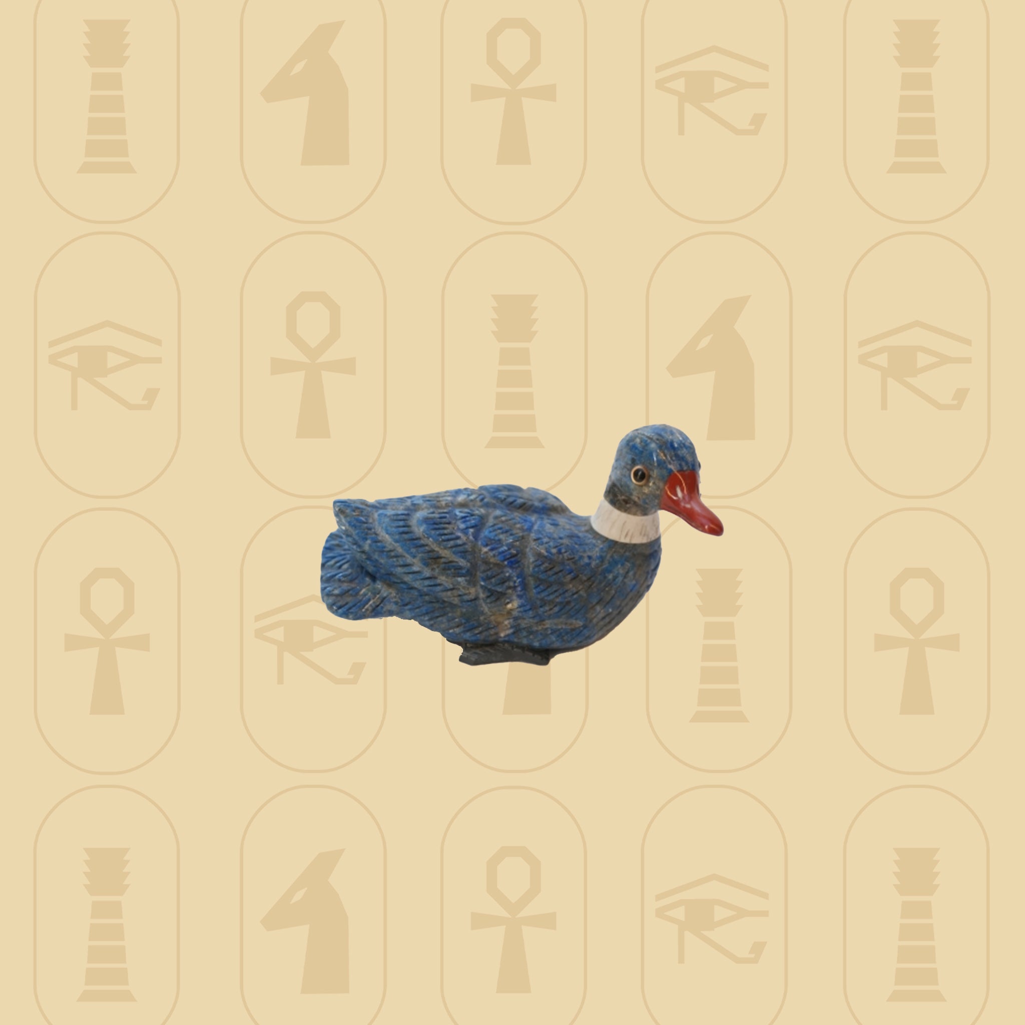 Gemstone Duck Sculpture