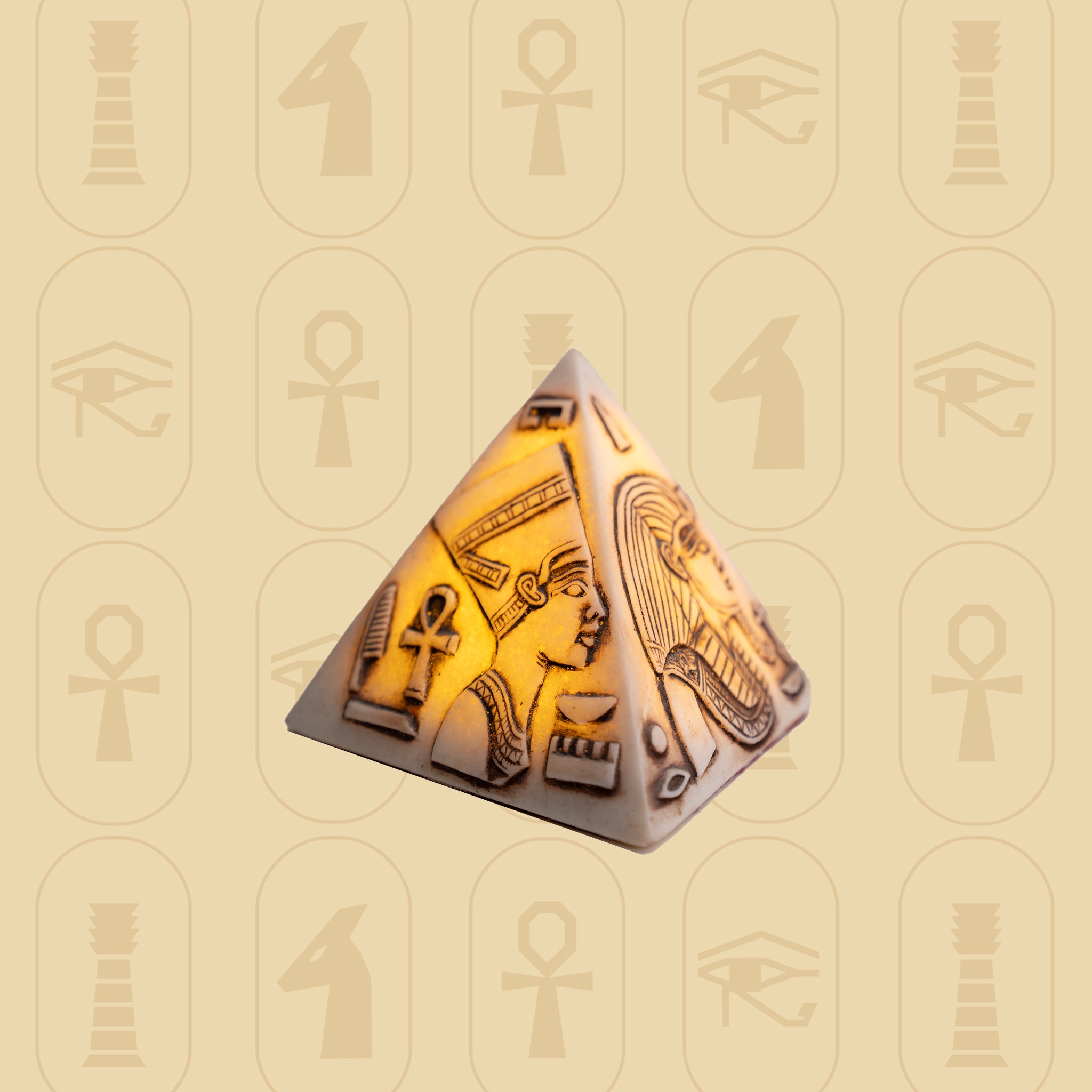 Piramide Elettrica – Legno Zebrano Off-White