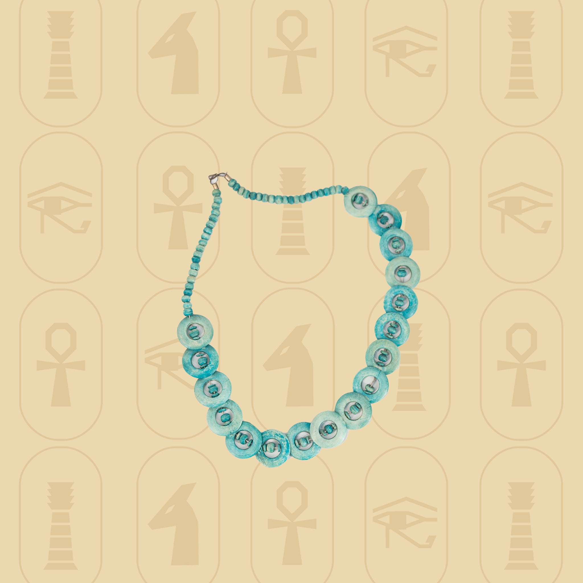 Stone Necklace Inspired by Ancient Egypt