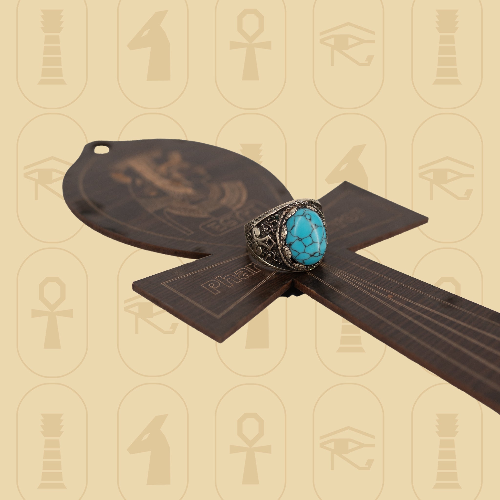 Pharaonic-Inspired Ring