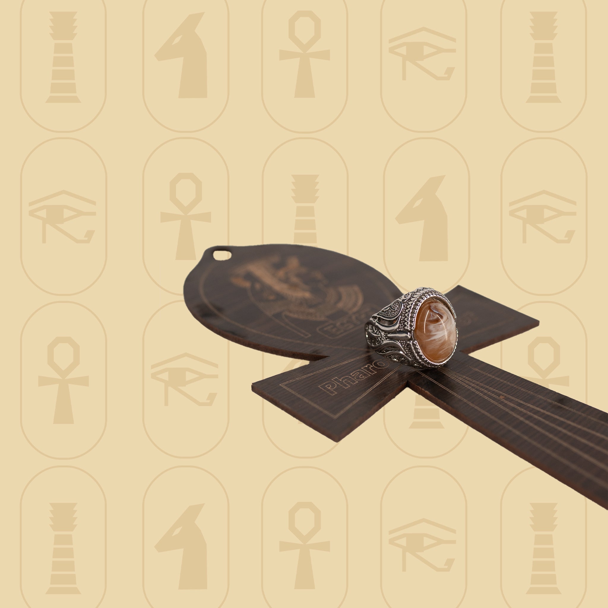 Pharaonic-Inspired Ring