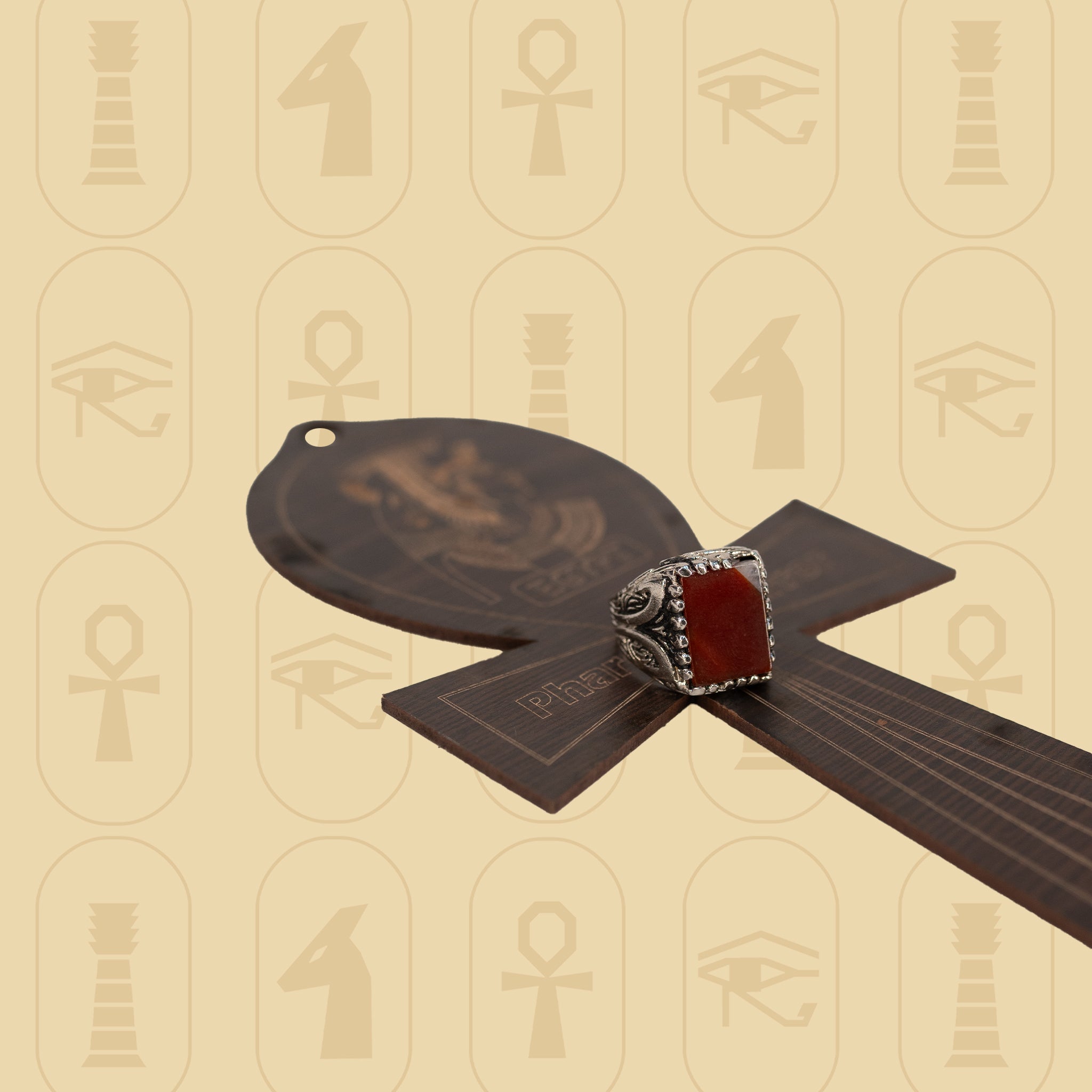 Pharaonic-Inspired Ring