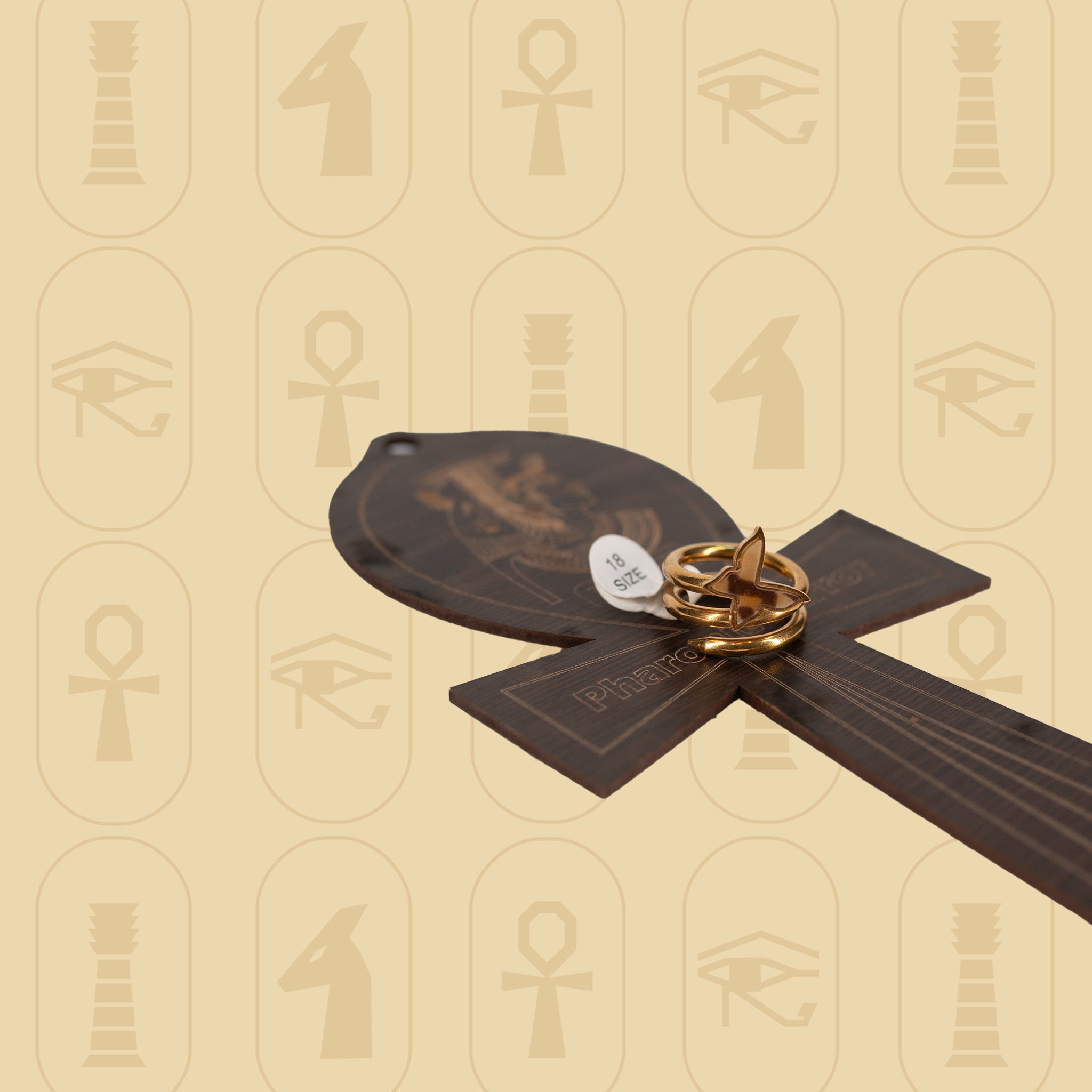 Pharaonic-Inspired Ring