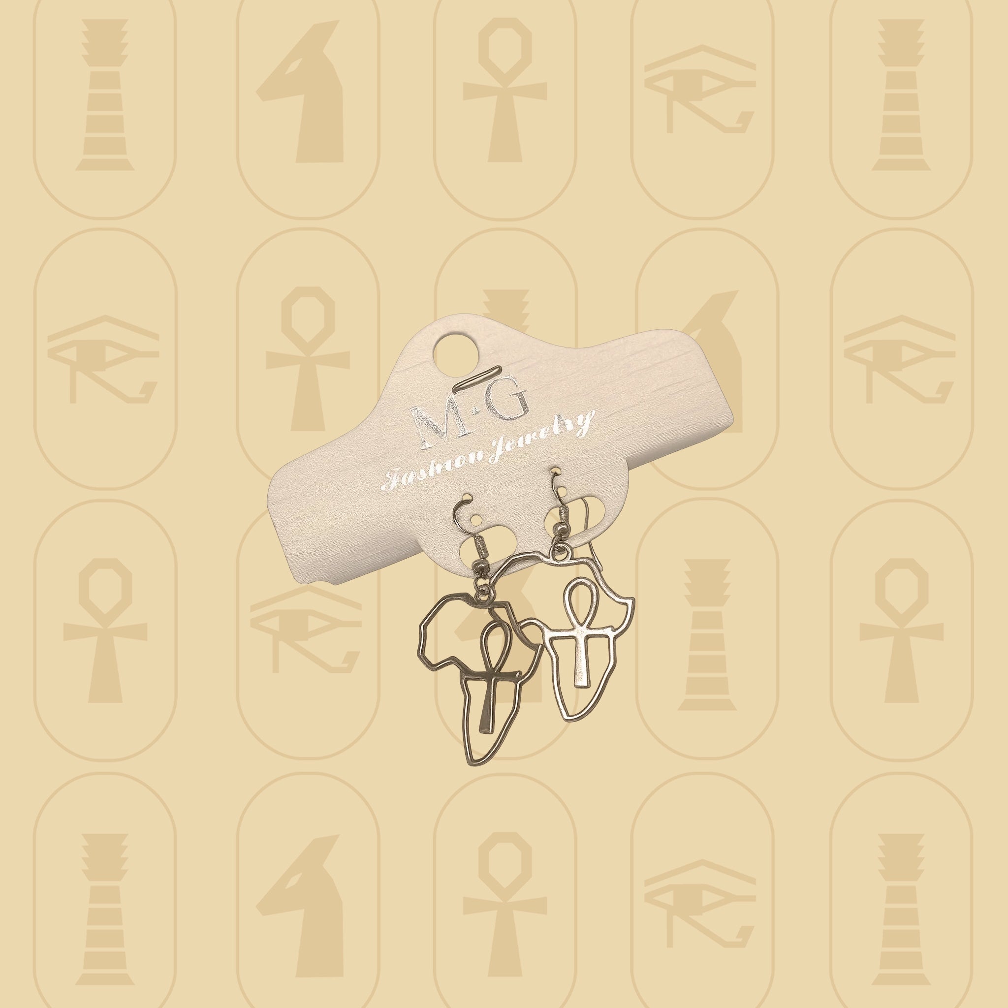 Pharaonic-Style Earrings