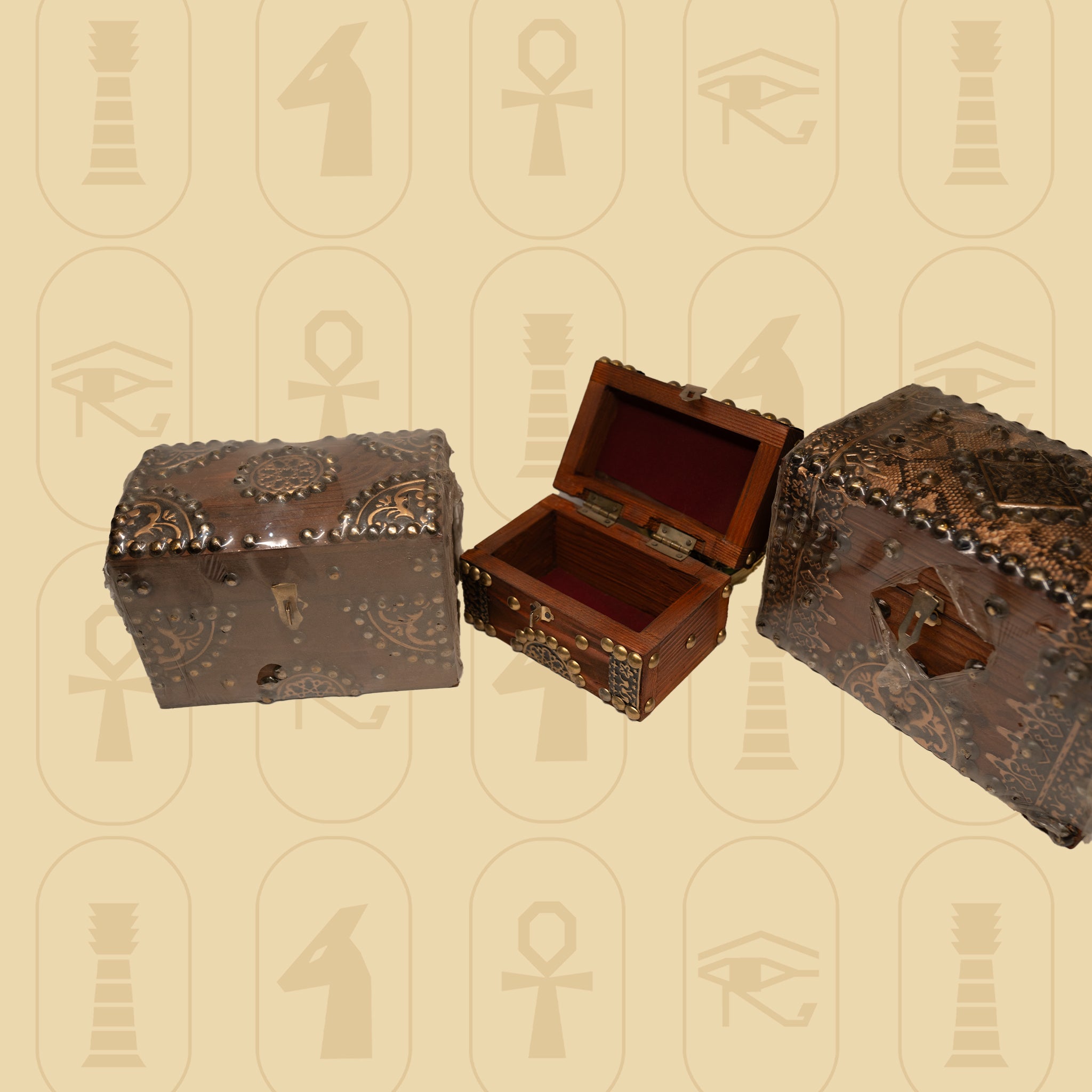 Pharaonic-Inspired Jewelry Box Set