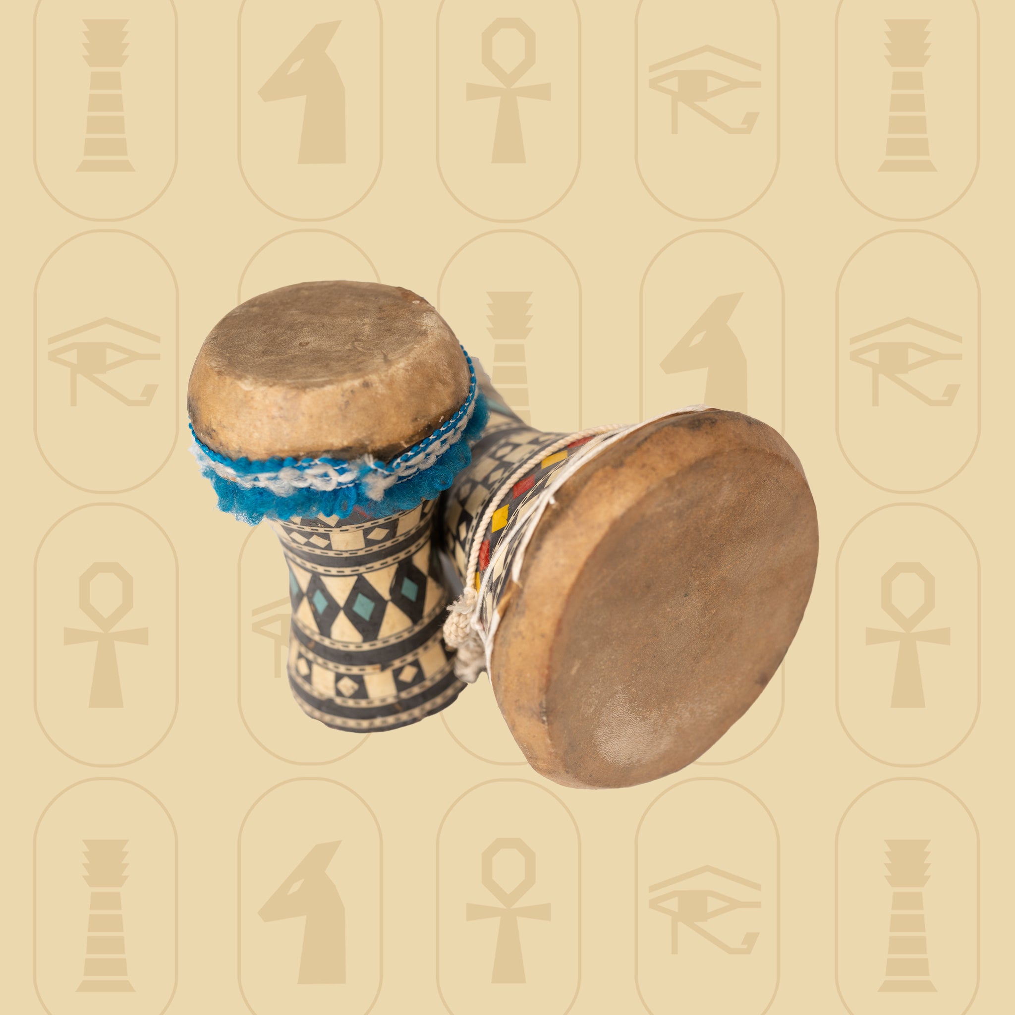Large Pharaonic-Style Drum