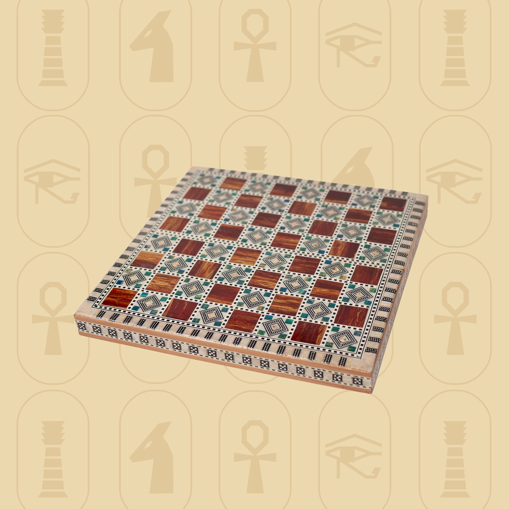 Mother-of-Pearl Chess Board