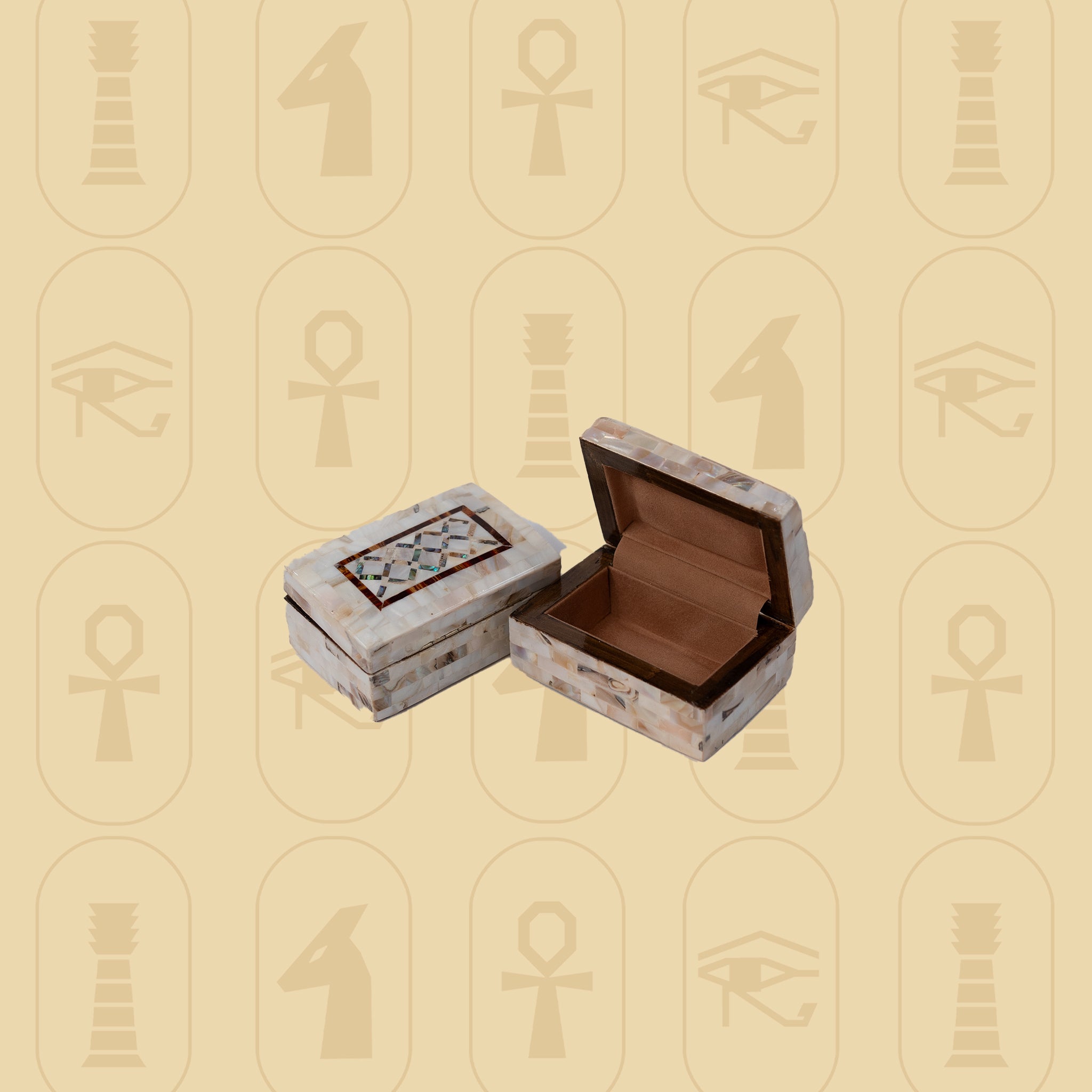 Extra Small Mother-of-Pearl Jewelry Box