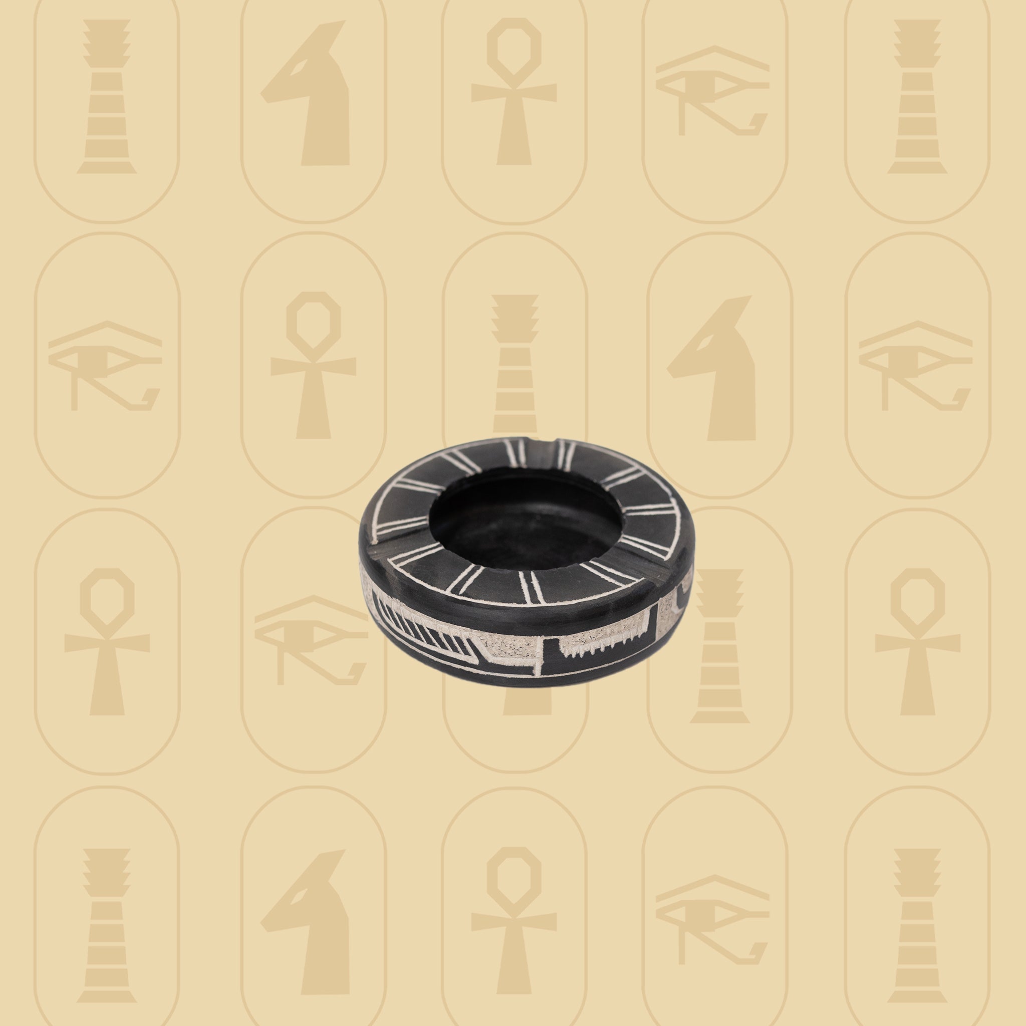 Black Stone Ashtray